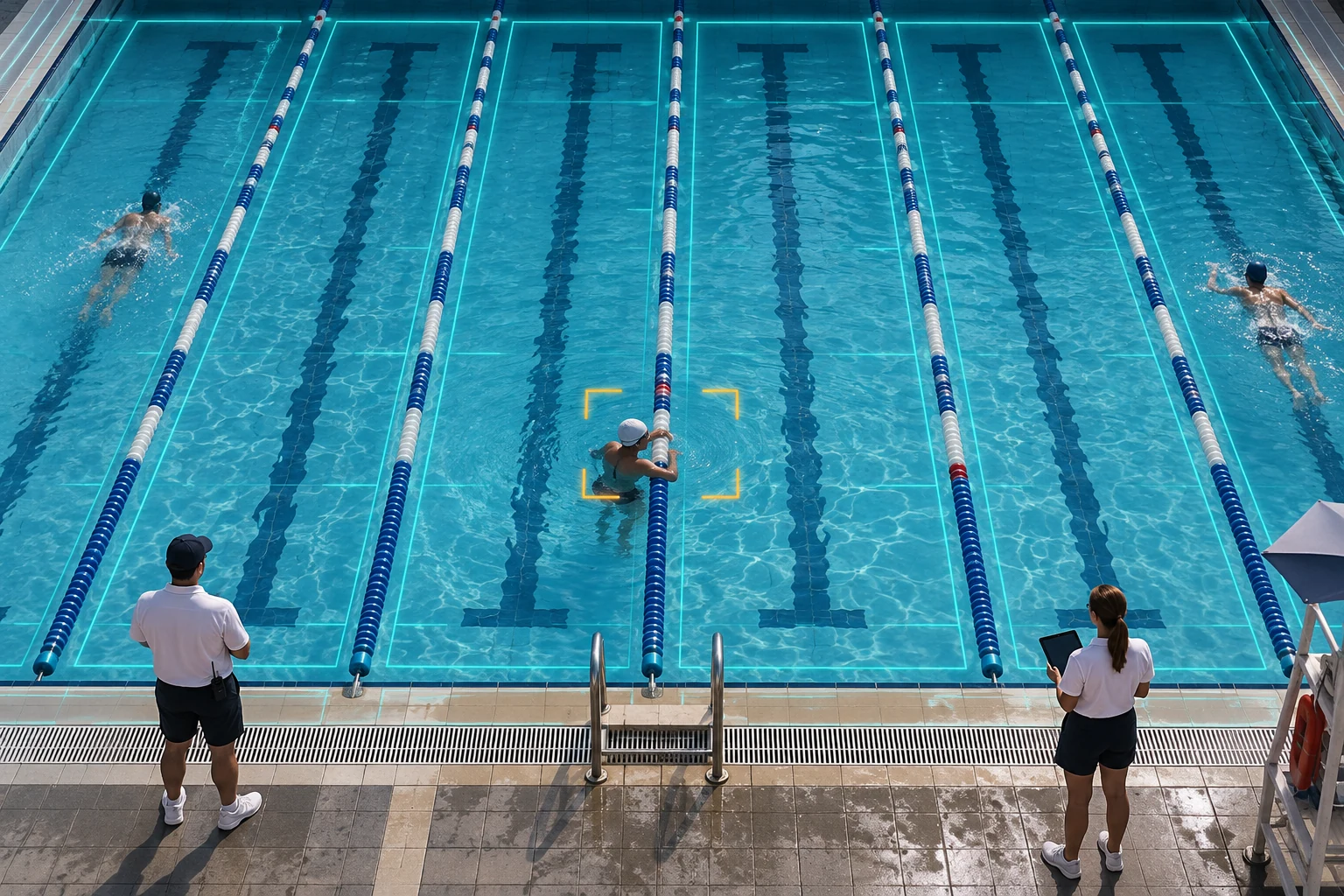 Event location in the pool