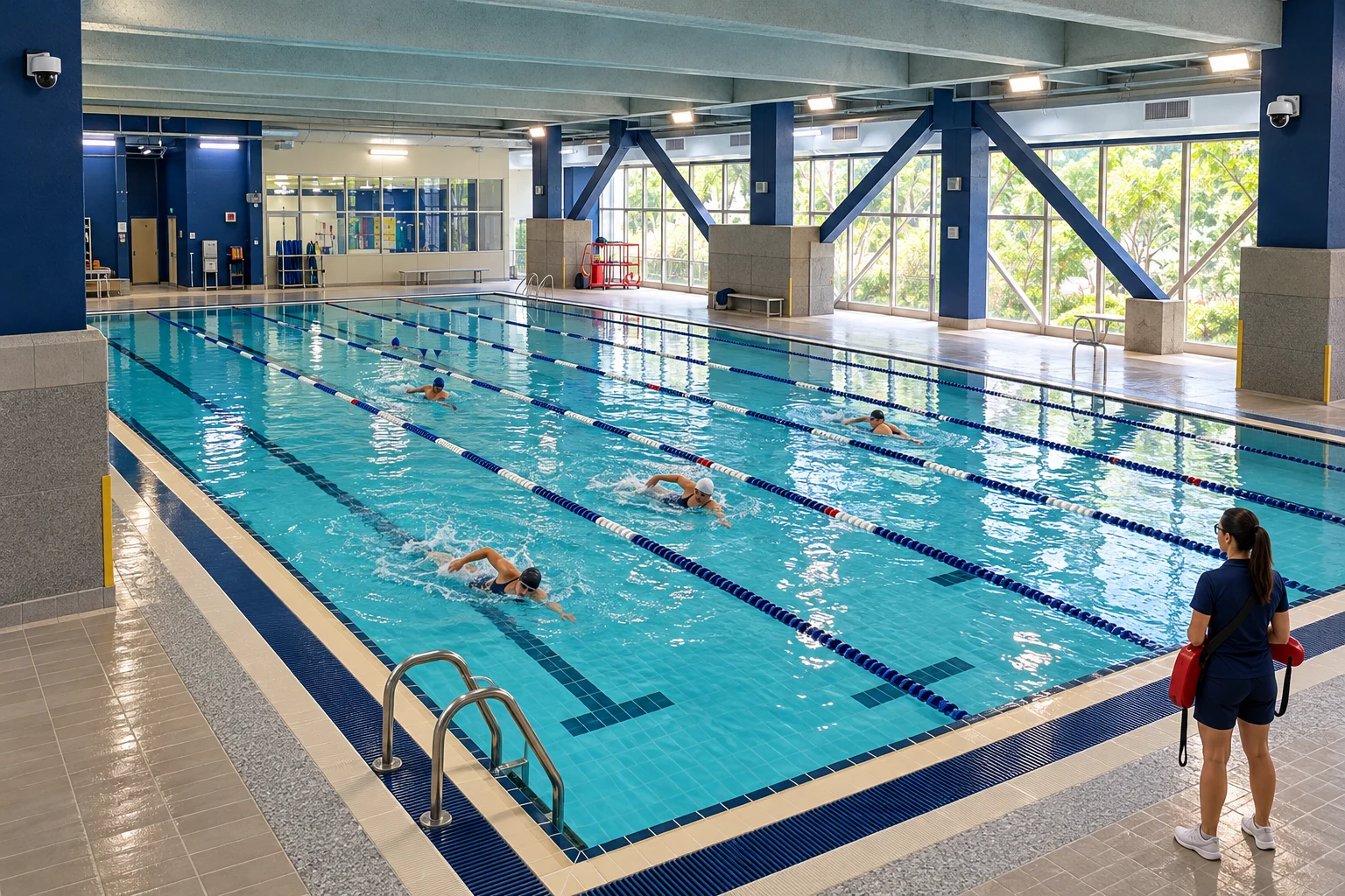 Give lifeguards another view of the pool, with camera-based analysis and alerts connected to their daily response workflow.