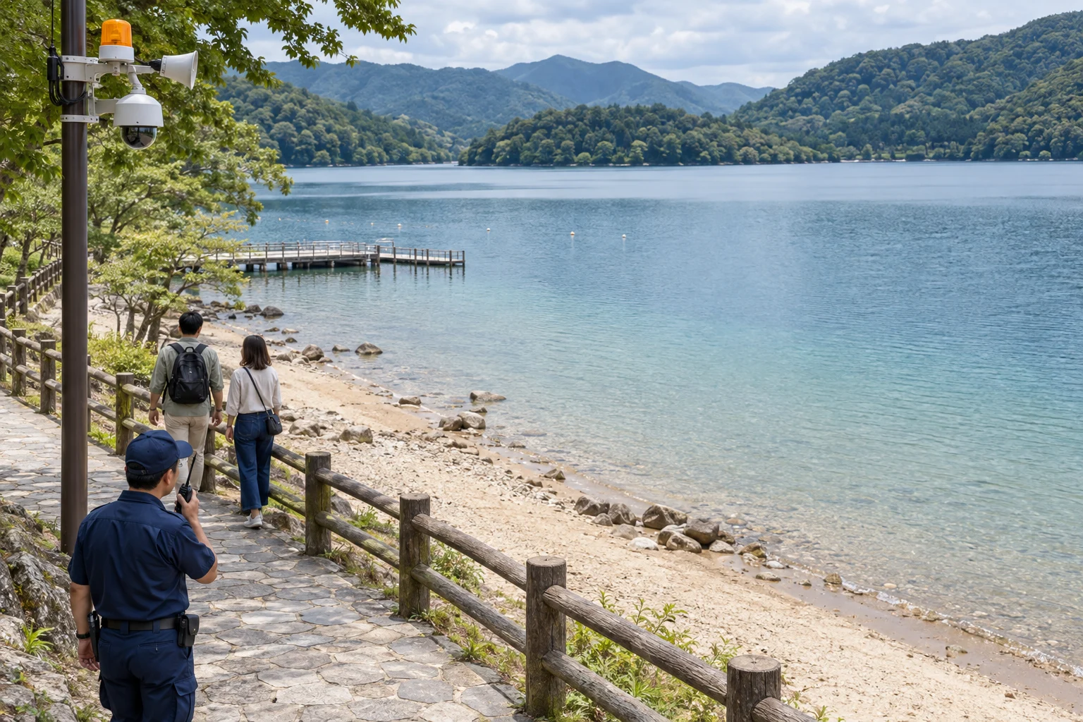 Connect shoreline monitoring, configured warning zones and notifications to the people responsible for the site.