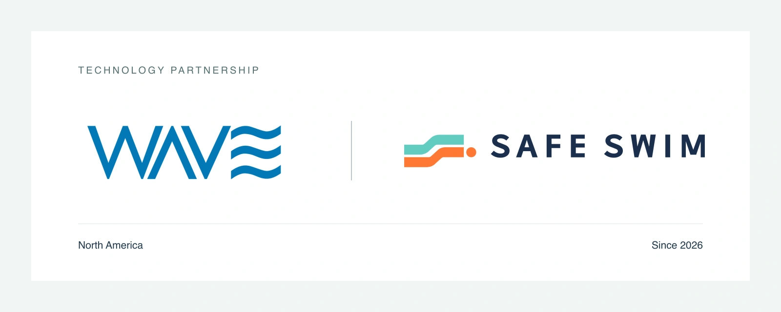 WAVE × SAFE SWIM — official partnership announcement